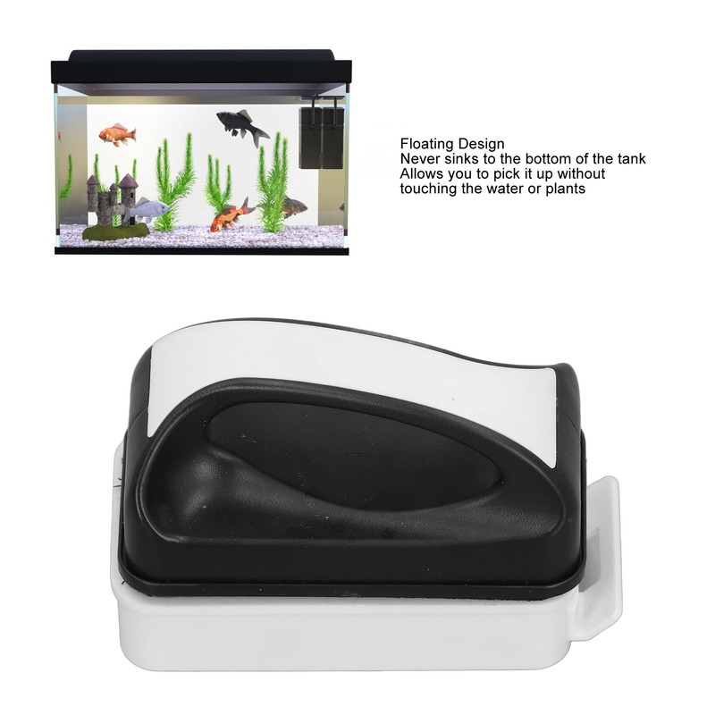 Magnetic Aquarium Cleaner Double Sided Floating Fish Tank Glass Scrubber