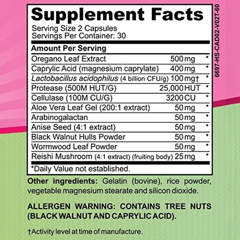 Cyrixs Health Candida Complex | Boost Your Immune System |