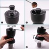 LHS Manual Coffee Grinder with Ceramic Burrs, Hand Coffee Bean