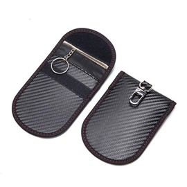 2Pcs Anti-Theft Signal Blocker Bag Key Safe Protector Pouch Car Key Mini Pouch Portable Car Keys Faraday Pouch for Security Car