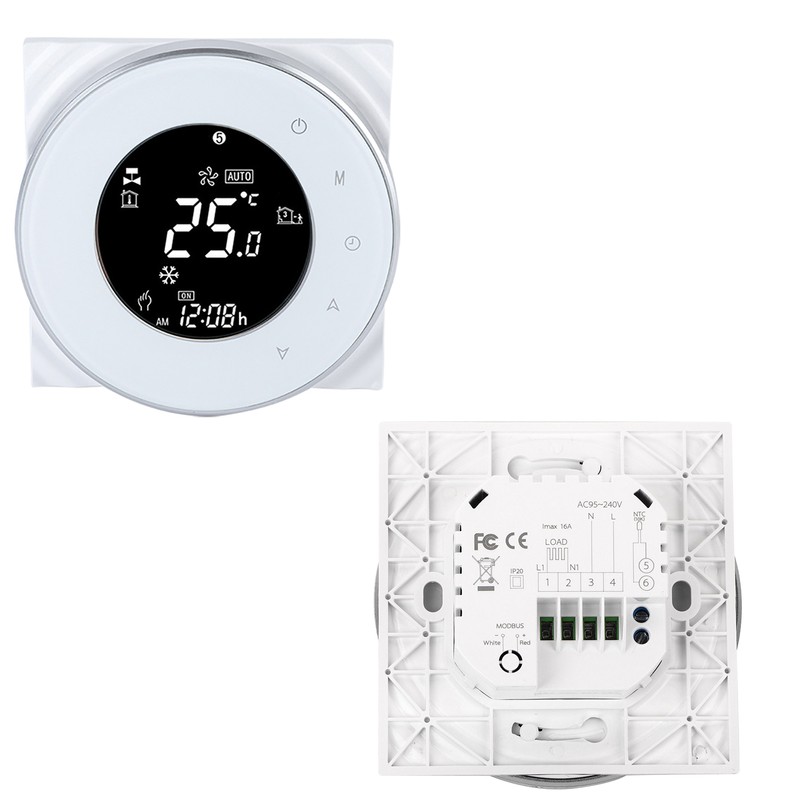 Electric Floor Heating LCD Touch Screen Thermostat With WIFI Temperature