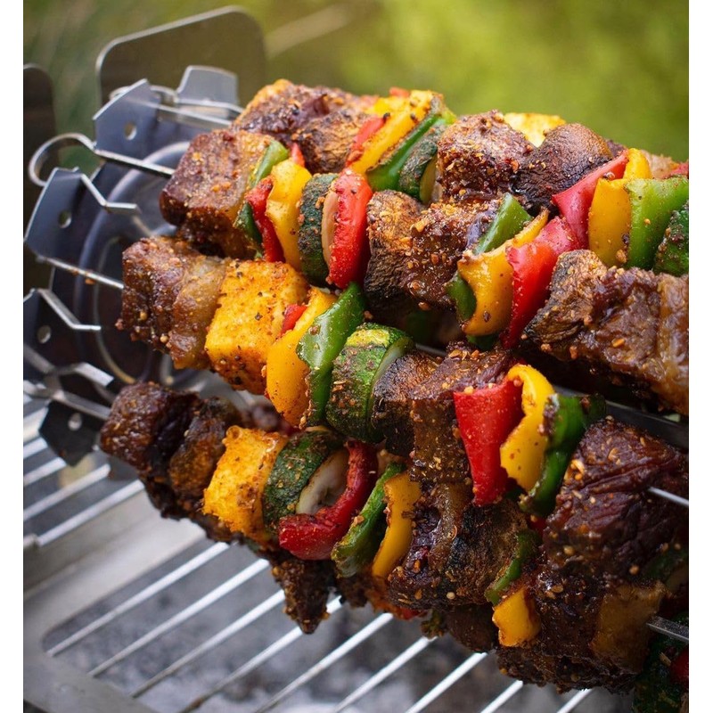 ROTO-Q 360 Skewer Set: Create Perfect Kebabs with This Rotisserie