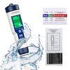 5-in-1 Digital Salt Tester for Aquarium and Pool TDS, pH,
