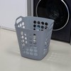 Flexible Plastic Laundry Basket - Square Storage Hamper with Side
