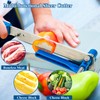 Orgthin Multipurpose Cheese Slicer Cutter with Board, Adjustable Thickness Dial