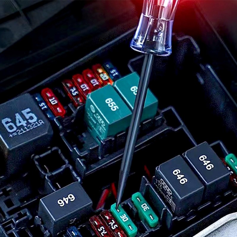 Sodcay 1 PC Car Digital Electric Pen, 6V-12V-24V DC Car