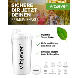 Magnesium Pure - 1200 g Pulver + Shaker - Reines Pulver ohne Zusatzstoffe -Gute Löslichkeit - Premium Qualität - Vegan (2x 600g)