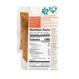 Spice Tailor 3 Simple Steps Restaurant Quality Meals in Minutes Kits Ready in 10 Minutes (6 Pack, Original Tikka Masala)