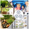 Nizirioo Analogue Thermometer Hygrometer 2-in-1: 3 Pieces Temperature and Humidity