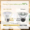 DiCUNO PAR16 LED Bulb 60W Equivalent, 6W Short Neck Spotlight