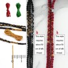 Sliver Dreadlock Braids Hair Accessories, 2 Pieces 5M Braiding Hair