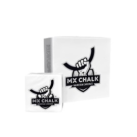 Mx Chalk Caja de Cubos de Magnesia para Gimnasio, 1 LB, Contiene de (8) Cubos de 2 oz, carbonato de magnesia, Gimnasia, Halterofilia, Escalada, Calistenia, Color Blanco