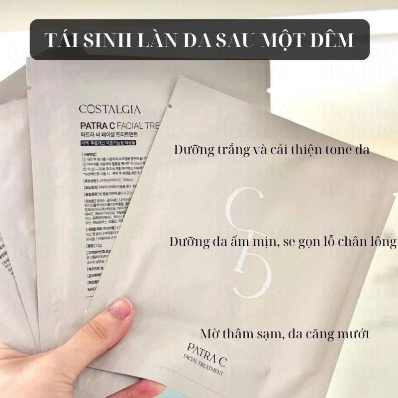 COSTALGIA PATRA C Facial Treatment Mask 25g x 5ea K-beauty