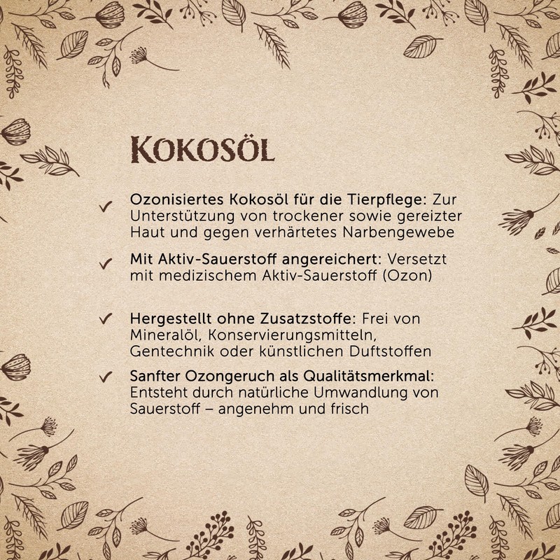 Waldkraft Kokoo³ Ozonised Coconut Oil with Active Oxygen, Skin Care