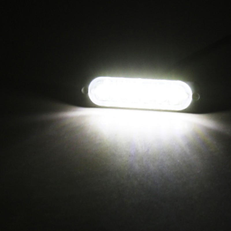 Poopee LED Daytime Running Lamp, Waterproof, Blue/White, for 12V/24V Cars,