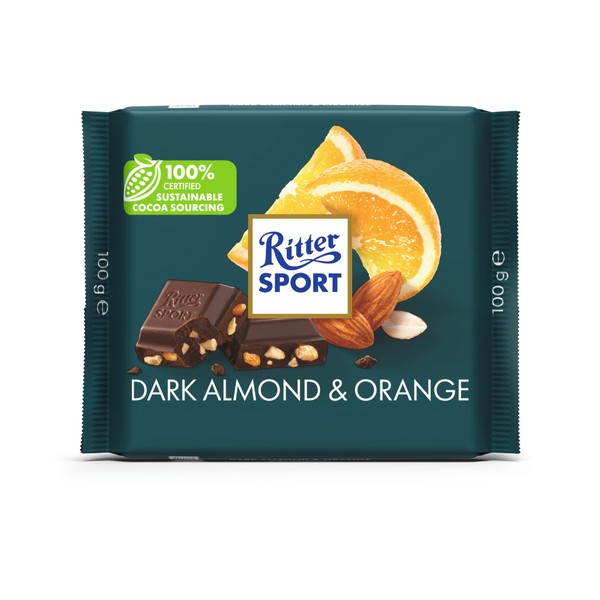 Ritter Sport Almond Orange 100g (pack of 5)