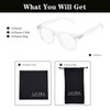 LJCZKA Blue Light Blocking Glasses for Women Men Retro Square