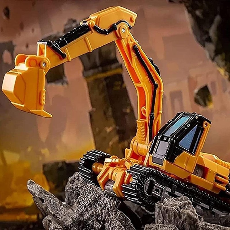 Transformer Robot Car Toy Model Portable Alloy Engineering Car Robot