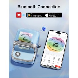 Phomemo M150 Label Maker, 2 Inch Mini Label Maker Machine with Tape, Bluetooth Thermal Sticker Printer for Home, Office, School and Small Business, Comaptible with Phone & PC