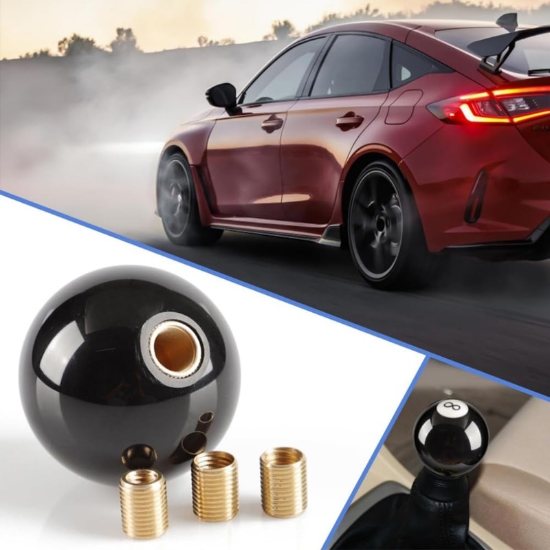 Billiard Shift Knob 8 Number Ball Type MT Car Universal