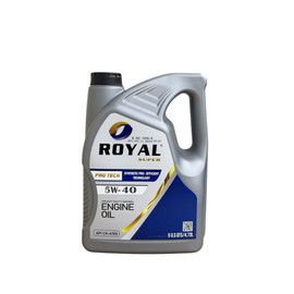 Royal Super 5W-40 Heavy Duty Diesel Engine Oil, Synthetic Pro-Tech, 5 Quarts (5W-40, 5 QTS)