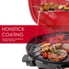 Electric BBQ Grill Techwood 15-Serving Indoor/Outdoor Electric Grill for Indoor