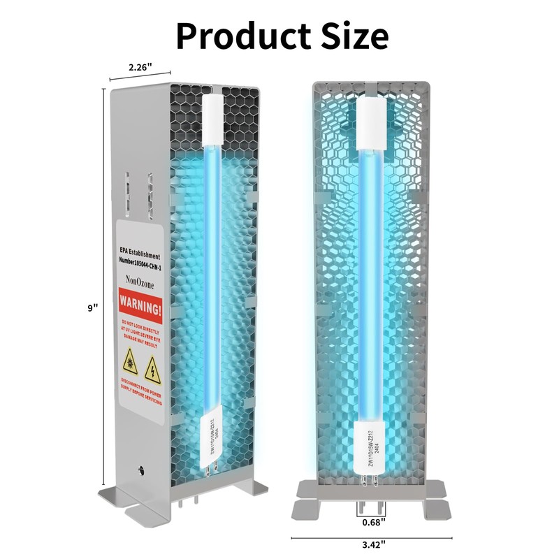 Air Scrubber Advanced Photocatalytic Oxidation (PCO) 9 Inch Replacement Cell