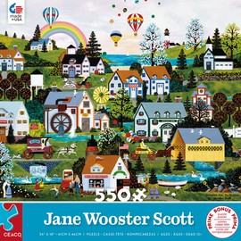 Ceaco - Jane Wooster Scott - Somewhere Over The Rainbow - 550 Piece Jigsaw Puzzle