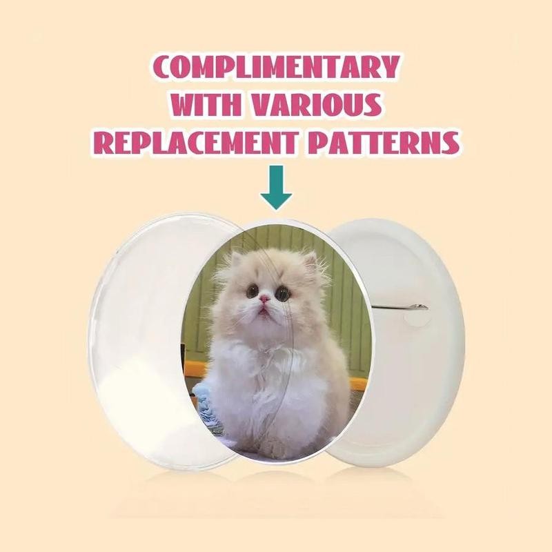 DIY Badge Making Machine, 1 Set Badge Making Kit, Cute