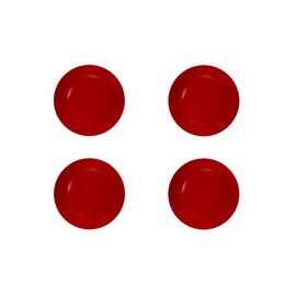 Locator Genuine Original Replacement Male Retention Inserts Caps, Extended Range, Low Retention, Red 0.5-1.5 lbs (4-Pack)