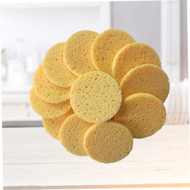 LALAFINA Natural Wood Pulp Facial Sponges Gentle Cleansing Makeup Removal Deep Pore Cleaning Skin Care Super Soft for Travel