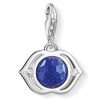 THOMAS SABO "Lotus Simulated Lapis Lazuli Zirconia Charm Pendant