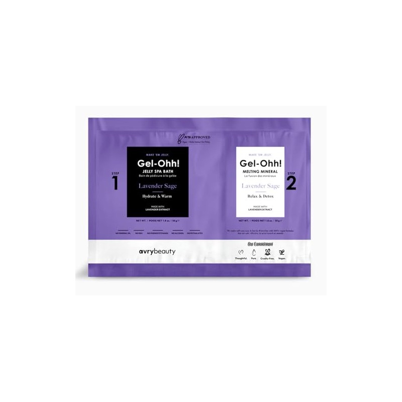 AvryBeauty Gel-Ohh Jelly Spa - Lavender, 1 ct.