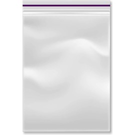 Reclosable Plastic Bags Clear Disposable Zip Lock Bags 1.6" x 2.4" Zipper 2 Mil Bags Pack of 100