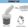 Washing Machine Waste Splitter, Dishwasher Y Connection Adapter for Pipe