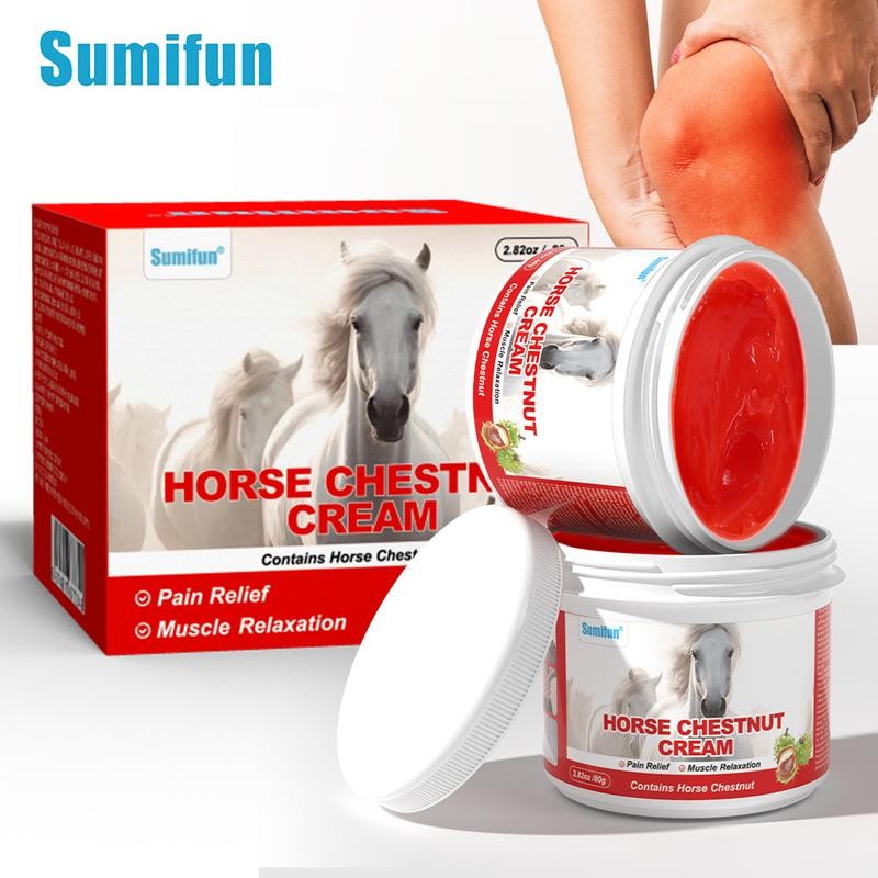 Rapid Release Horse Chestnut Ointment, Herbal Salve for Shoulder Massage