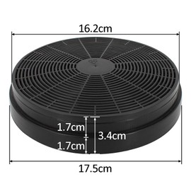 AcbbMNS 2 Pcs Activated Carbon Filters Range Hood Filters Compatible with Omega Smeg Rangehoods