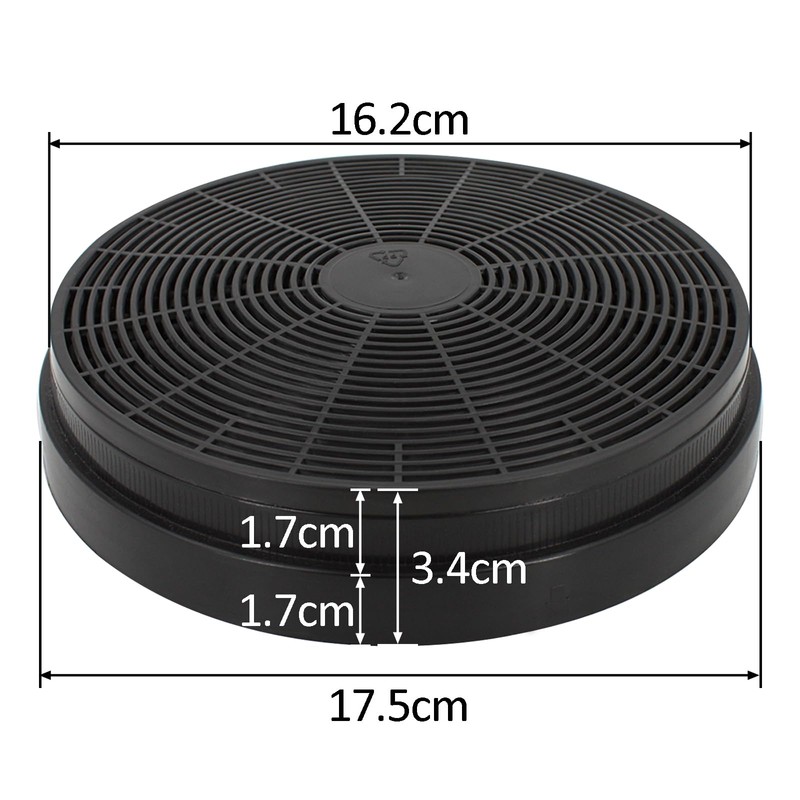 AcbbMNS 2 Pcs Activated Carbon Filters Range Hood Filters Compatible