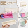 2 PCS Wall Mount Trash Bag Dispenser Roll Holder, Kitchen