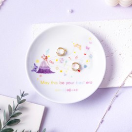 Crisky Singer Inspired May This Be Your Best Era - Ring Dish Jewelry Tray Trinket Dish, Birthday Encourage Gifts for Women Friends Besties Sisters Graduation Gift Ideas