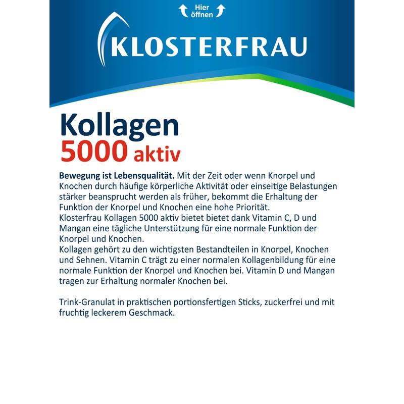 Klosterfrau Collagen 5000 Active | Cartilage and Bone | 20