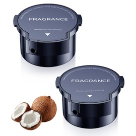 Hitolza Car Air Freshener Refill - Pack of 2, Can be Used for 4~6 Months - Made with Natural Plant Extracts - Coconut