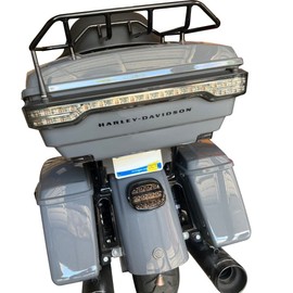 Eagle Lights Rear Layback LED Taillamp Replacement for Harley Davidson - Smoked Lens