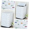 KOMBIUDA 54x54x82cm Flower Pattern Washing Machine Cover Waterproof Sturdy Protects