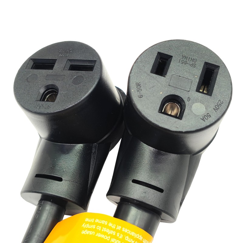Parkworld 65221 3-Prong Welder Splitter Cord, NEMA 6-50P to 6-50R