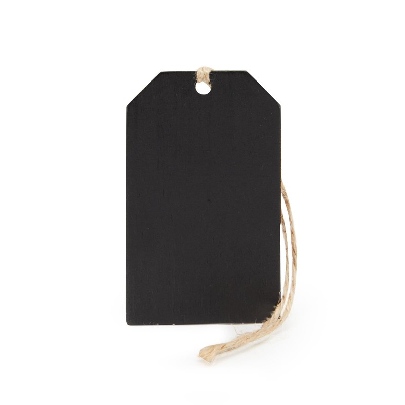 Gift Tags with String, 24 Pack Small Chalkboard Signs, Name