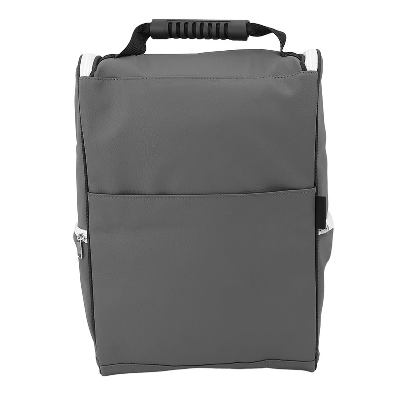 Golf Shoe Bag Wear Resistant PU Leather Portable Sports Travel