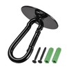 sourcing map Ceiling Hooks Snap Hook Wall Mounted 40x52mm Iron