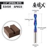 ZahyoX 1/4 Inch Shank Upcut Spiral Router Bit, 5 Pack