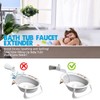 Bath Helper - Bath Tub Faucet Extender - Guides Water